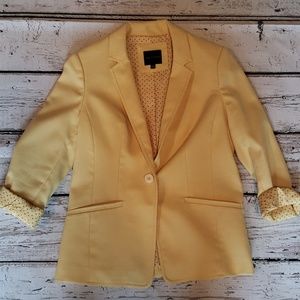 The Limited yellow blazer